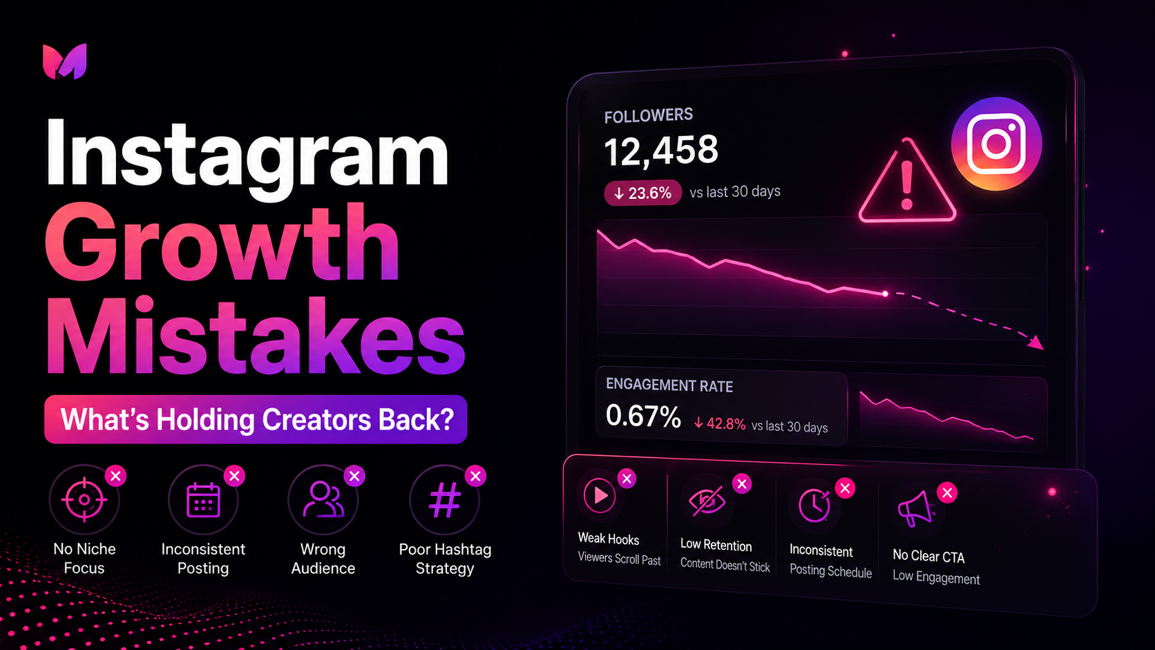 Instagram growth mistakes