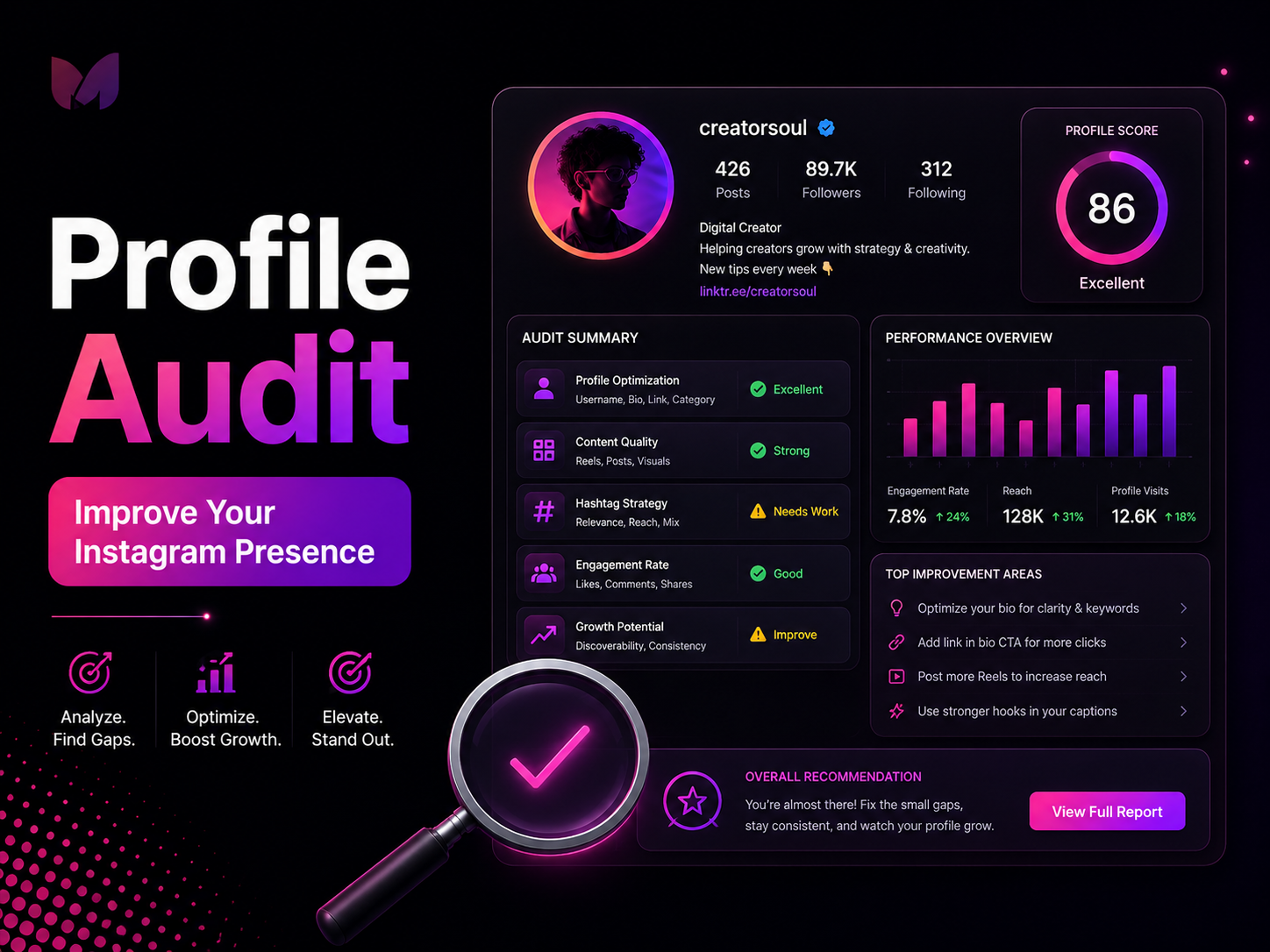 Instagram profile audit
